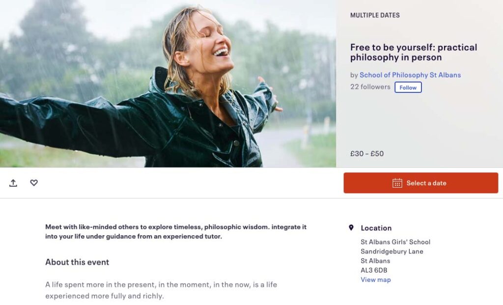 St Albans practical philosophy course